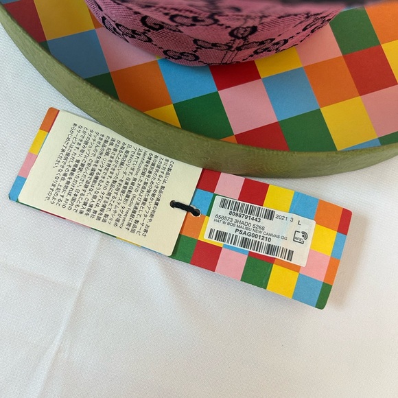 NWT Authentic Gucci unisex GG canvas bucket hat - Picture 4 of 5